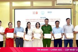 35 cán bộ, cộng tác viên được nâng cao năng lực hỗ trợ phụ nữ, trẻ em gái bị bạo lực