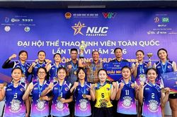 Trường Đại học Thể dục thể thao Đà Nẵng vô địch giải bóng chuyền sinh viên toàn quốc