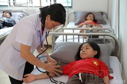 Chăm sóc sức khỏe học sinh nội trú vùng biên