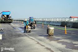 Hoàn thành sửa chữa vết nứt mặt đường cao tốc Biên Hòa - Vũng Tàu