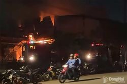Khống chế thành công vụ cháy xảy ra tại công ty dệt may ở Nhơn Trạch