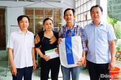 Công ty TNHH MTV Xổ số kiến thiết Tiền Giang: Trao tiền hỗ trợ cho gia đình anh Nguyễn Lâm Vũ