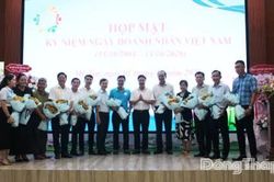 Phường Mỹ Trà: Họp mặt kỷ niệm Ngày Doanh nhân Việt Nam