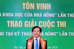 Giảng viên Trường Đại học Quy Nhơn được tôn vinh “Nhà Khoa học của Nhà nông” năm 2026