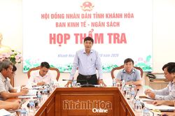Ban Kinh tế - Ngân sách HĐND tỉnh thẩm tra một số nội dung trình tại Kỳ họp thứ 3, HĐND tỉnh khóa VIII