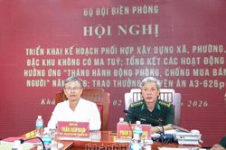 Bộ đội Biên phòng triển khai kế hoạch phối hợp xây dựng xã, phường, đặc khu không có ma túy