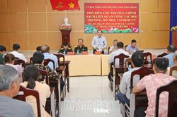 Phường Nam Nha Trang phổ biến chủ trương, chính sách thực hiện dự án xây dựng nhà ở cho gia đình lực lượng vũ trang