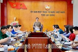 Phó Chủ tịch - Tổng Thư ký Ủy ban Trung ương MTTQ Việt Nam Hà Thị Nga làm việc với Ủy ban MTTQ Việt Nam tỉnh