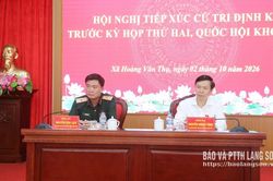Đoàn đại biểu Quốc hội tỉnh tiếp xúc cử tri tại 2 xã Thất Khê và Hoàng Văn Thụ