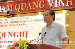 Phường Đông Kinh: Giao ban công tác giải phóng mặt bằng 9 tháng đầu năm, triển khai nhiệm vụ 3 tháng cuối năm