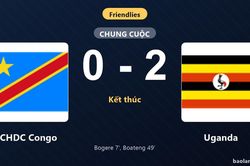 Thống kê trận đấu CHDC Congo 0-2 Uganda: K. Boateng tỏa sáng, Uganda giành trọn 3 điểm