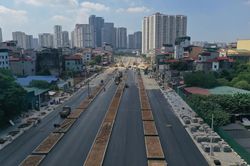 Hà Nội: Công trường Vành đai 2,5 tất bật trước ngày thông xe kỹ thuật