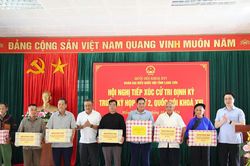 Đoàn ĐBQH tỉnh Lạng Sơn tiếp xúc cử tri xã Mẫu Sơn trước Kỳ họp thứ Hai