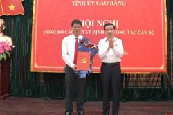 Đồng chí Triệu Đình Dũng giữ chức Bí thư Đảng ủy xã Trà Lĩnh nhiệm kỳ 2025 - 2030