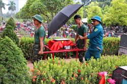 Hà Nội hoàn thành lấy mẫu 4.468 mộ liệt sĩ, vượt kế hoạch 3 tháng