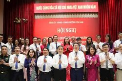 Phường Cửa Nam công bố quyết định về tổ chức bộ máy các phòng chuyên môn thuộc UBND