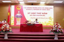 Xã Ứng Hòa: Kiện toàn tổ chức bộ máy, tạo động lực thúc đẩy phát triển kinh tế - xã hội