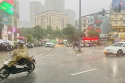 Miền Bắc giảm nhiệt, mưa dông xuất hiện một vài nơi