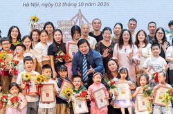 Trao giải Cuộc thi vẽ tranh 'Em yêu nghệ thuật Xiếc Việt Nam' năm 2026