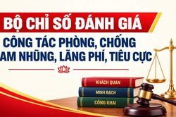 [Infographic] Bộ Chỉ số đánh giá công tác phòng, chống tham nhũng, lãng phí, tiêu cực