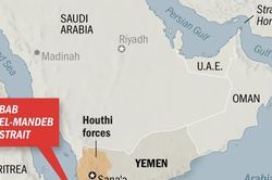 Saudi Arabia chuẩn bị các phương án quân sự giành lại eo biển Bab el-Mandeb