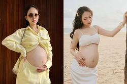 [GALLERY] Con gái Minh Nhựa khoe ảnh bầu lần 5 đẹp rạng rỡ