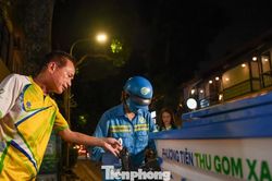Hà Nội lần đầu thí điểm xe điện, túi tiêu chuẩn để thu gom rác thải