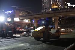 Hà Nội xuyên đêm thi công đường Vành đai 2,5 kịp thông xe vào ngày 10/10