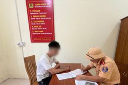Bỏ chạy, lạng lách trước đầu xe CSGT, nam thanh niên bị xử lý