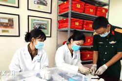 Tiến độ công tác lấy mẫu hài cốt phục vụ xác định danh tính đạt gần 95%