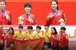 3 Huy chương Vàng ASIAD 20 của thể thao Việt Nam đều do các nữ vận động viên giành được