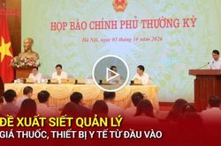 Đề xuất siết quản lý giá thuốc, thiết bị y tế từ đầu vào