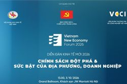 [Trực tiếp] Diễn đàn Kinh tế mới thường niên 2026: Chính sách đột phá & Sức bật của địa phương, doanh nghiệp