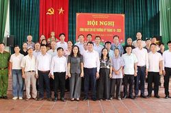Phó Bí thư Thường trực Thành ủy Nguyễn Thị Hương dự sinh hoạt Chi bộ Tổ dân phố Tiền Ngoài