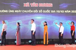 Xã Tân Dương: Phát động hưởng ứng Ngày Chuyển đổi số Quốc gia