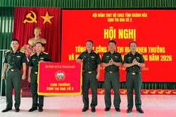 Cụm thi đua số 2 Bộ Chỉ huy Quân sự tỉnh tổng kết phong trào Thi đua Quyết thắng năm 2026