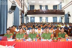 Phường Hòa Thắng đoạt giải nhất phần thi lý thuyết Hội thi nghiệp vụ chữa cháy