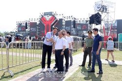 Phó Chủ tịch Thường trực UBND tỉnh Tống Thanh Hải kiểm tra công tác chuẩn bị Viettel Y-Fest