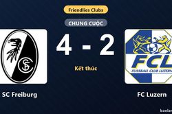 SC Freiburg đánh bại FC Luzern 4-2 ở trận giao hữu cấp câu lạc bộ