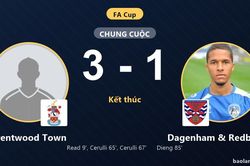 Cerulli lập cú đúp chớp nhoáng, Brentwood Town thắng thuyết phục Dagenham & Redbridge