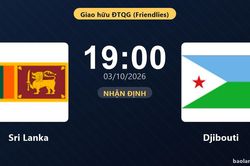 Trận Sri Lanka vs Djibouti bị hủy