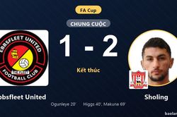Bị Ebbsfleet United dẫn bàn, Sholing ngược dòng kịch tính tại FA Cup