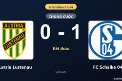 Thống kê trận đấu Austria Lustenau 0-1 FC Schalke 04: M. Sylla tỏa sáng, FC Schalke 04 giành trọn 3 điểm