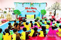 Giờ học sinh động hơn cho trẻ