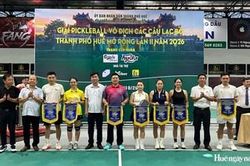 Gần 150 vận động viên tham gia giải Pickleball Vô địch các CLB thành phố mở rộng lần thứ II