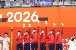 Cầu mây nữ Việt Nam giành Huy chương Vàng thứ hai tại ASIAD 2026