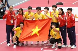 ASIAD 20: Cầu mây nữ Việt Nam thắng Thái Lan, bảo vệ thành công HCV