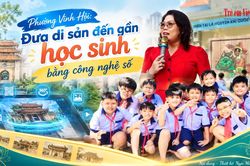 Phường Vĩnh Hội: Đưa di sản đến gần học sinh bằng công nghệ số