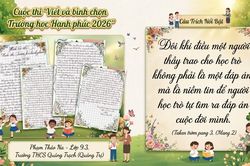 Điều em muốn mang theo sau cánh cổng trường