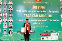 Ông Nông Văn Hoàn được tôn vinh 'Nhà khoa học của nhà nông' năm 2026